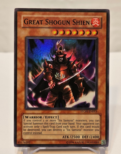 Great Shogun Shien STON-EN013 Super Rare Unlimited Yugioh 1002 - Image 1