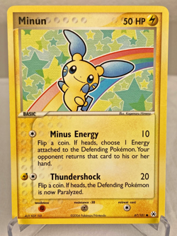 Minun 67/101 - EX Hidden Legends Set Pokemon Card - Lightly Played - Image 1