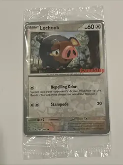 Lechonk - (GameStop Promo) 154/198 Holo SEALED PROMO Pokemon Card - Image 1