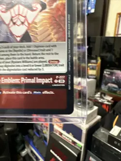 Digimon Card Game Unique Emblem: Primal Impact Dawn of Liberator P-227 NM/MINT! - Image 3