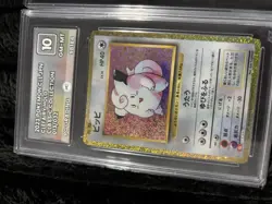 Pokemon Graded Cards x 4 mix slab bundle job lot meowth classic collection - Image 4