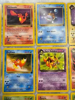 Team Rocket Vintage Lot 24 Cards Pokemon Charmander Flareon Jolteon Squirtle - Image 3