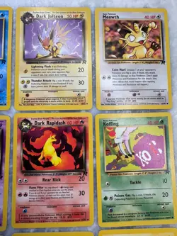 Team Rocket Vintage Lot 24 Cards Pokemon Charmander Flareon Jolteon Squirtle - Image 4