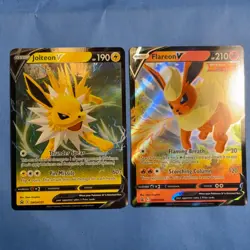 Flareon V SWSH149 Jolteon SWSH151 Sword & Shield Promo Cards Holo - Image 1