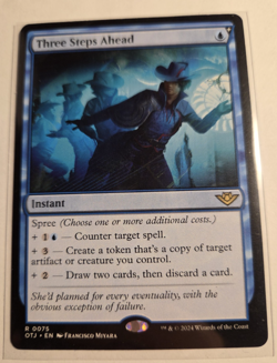 MTG, Three Steps Ahead-Outlaws of Thunder Junction Regular NM - Image 1