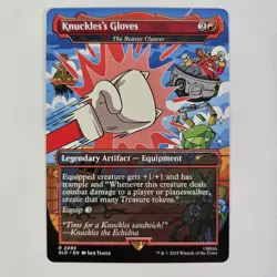 Knuckles's Gloves - The Reaver Cleaver Secret Lair: Sonic Turbo Gear MTG SLD - Image 1