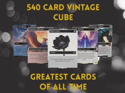 MTG Vintage Cube - Greatest Cards of All Time - Draft Sealed Experience - Image 1