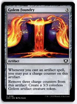 Golem Foundry NM EOC Commander: Edge of Eternities MTG - Image 1
