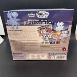 Pokemon Center Sword and Shield Chilling Reign Elite Trainer Box ETB Sealed New - Image 2