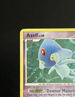 Pokemon Azelf Lv.50 4/123 Diamond & Pearl Mysterious Treasures Holo Rare 2007 MP - Image 3