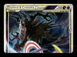 Carte Pokemon Darkrai & Cresselia Legende 99/102 Dechainement Francais - Image 1