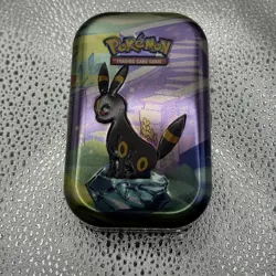 POKEMON Scarlet & Violet PRISMATIC EVOLUTIONS Mini Tin*Empty* - Umbreon - Image 1
