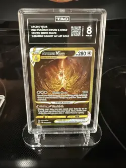 TAG 8 Arceus VSTAR GG70 Crown Zenith Alt Art Gold Holo Pokemon TCG - Image 1
