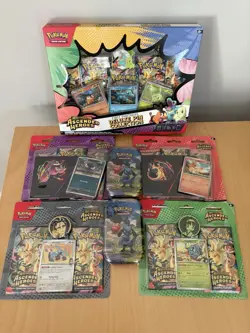 Pokemon Ascended Heroes, pin collection, 2 tech stickers, 2 2 packs, 2 mini tins - Image 1
