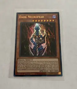 Yu-Gi-Oh! Legendary Duelists Season 3 Dark Necrofear Ultra Rare Yellow Text - Image 1