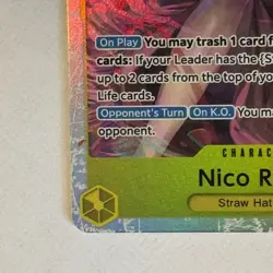 Nico Robin EB03-055 SR Super Rare Extra Booster Heroines One Piece English - Image 5