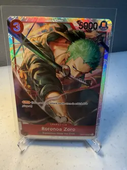 • Roronoa Zoro • OP01-025 SR Romance Dawn Holo Foil One Piece TCG NM - Image 1