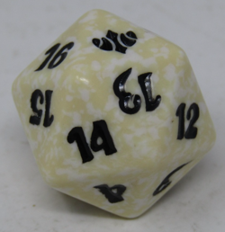 Magic the Gathering Conflux White Spindown Dice - Image 1