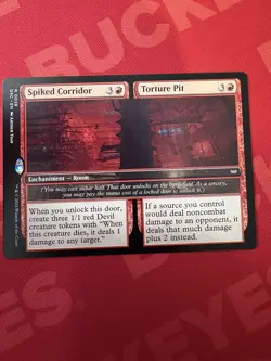 1x Spiked Corridor Torture Pit - Commander: Duskmourn - NM - MTG - Image 2
