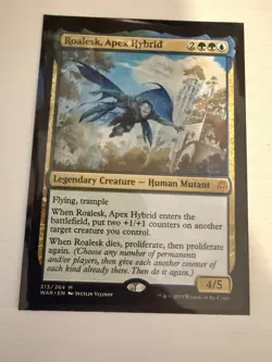 Wizards of the Coast Roalesk Apex Hybrid Mythic Legendary WAR 213/264 EN - Image 1