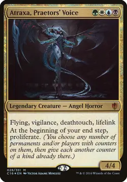 MP - Foil - Atraxa, Praetors' Voice (Commander 2016) - 28 - Oversize Cards - Image 1