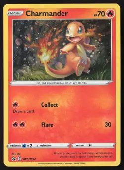 Charmander Full Holo SWSH092 Pokemon Sword and Shield Promo - Image 1
