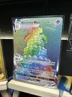 Pokemon Alcremie VMAX Shining Fates 073/072 Rainbow Secret Rare+ Cape Of Tough - Image 3
