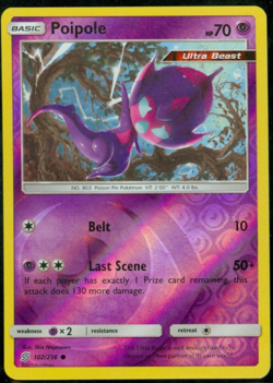 Pokemon - Poipole - 102/236 - Reverse Holo - Unified Minds - NM/M - Image 1