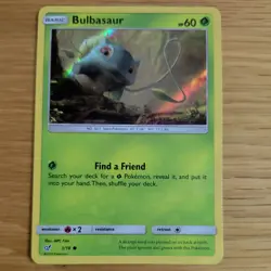 BULBASAUR 1/18 POKEMON CARD (DETECTIVE PIKACHU SET) HOLO - Image 2