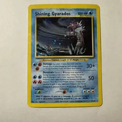 2000 Pokemon Shining Gyarados 65/64 Neo Revelation Secret Rare Holo - Image 1