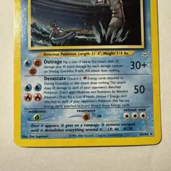 2000 Pokemon Shining Gyarados 65/64 Neo Revelation Secret Rare Holo - Image 4