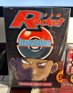 Pokemon Team Rocket Devastation Theme Deck (2000) WOTC FACTORY SEALED - Image 1