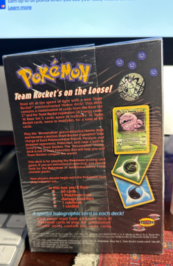 Pokemon Team Rocket Devastation Theme Deck (2000) WOTC FACTORY SEALED - Image 3