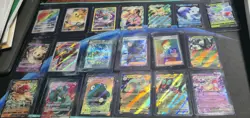Pokemon TCG Holo Foil Full Art Card Lot Mimikyu Gyarados Meowscarada EX 20 - Image 1