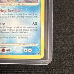 Pokemon Articuno LV.46 1/100 Rare Holo Basic Bird HP 100 2008 EN - Image 5