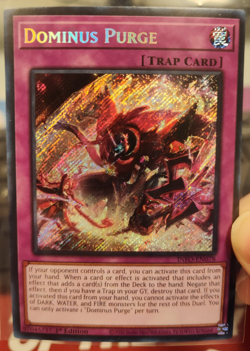 2020 YuGiOh Dominus Purge Prismatic 1st Edition INFO-EN078 - Image 1