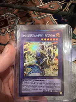 Yugioh Elemental HERO Thunder Giant - Voltic Thunder MZMU-EN029 Collector's Rare - Image 1