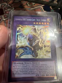 Yugioh Elemental HERO Thunder Giant - Voltic Thunder MZMU-EN029 Collector's Rare - Image 3