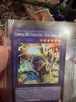 Yugioh Elemental HERO Thunder Giant - Voltic Thunder MZMU-EN029 Collector's Rare - Image 4