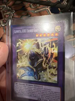 Yugioh Elemental HERO Thunder Giant - Voltic Thunder MZMU-EN029 Collector's Rare - Image 5