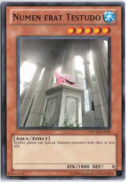 Yugioh - Numen erat Testudo ORCS-EN038 Unlimited - Order of Chaos - Image 1