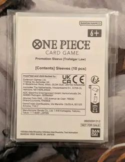 One Piece Card Game - Trafalgar Law - Pomotional Sleeves - Image 2