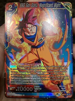 SSG Son Goku Magnificent Might BT17-138 Foil Dragon Ball Super Card Game | NM - Image 1