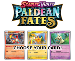 Pokemon Paldean Fates Choose Your Card | Common & Uncommon - Image 1