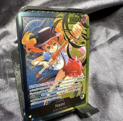 ALT' Nami OP11-041 L , foil, O.P.C. One Piece card, tag: nico robin - Image 3