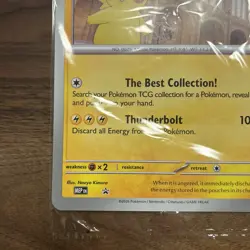 Pikachu At The Museum (SEALED) X Natural History Museum Pokemon Jumbo Card Mint - Image 4
