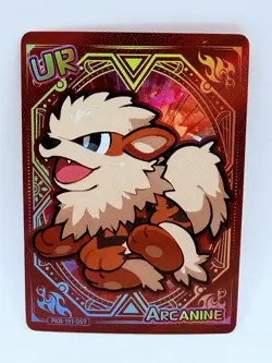 Pokemon Baby 151 Arcanine Special Doujin Kawaii Holo Illustration Art Card - Image 1