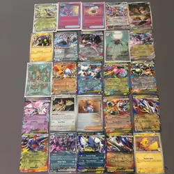 Pokemon TCG 25 Card Bulk Lot Full Art Ex Pokeball Promo NM Condition - Image 1