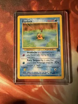 Psyduck 20 Black Star Promo WOTC Nintendo Pokemon NM Card Free Shipping - Image 1