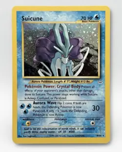 Suicune 14/64 Neo Revelation Holo Rare 2000 Nintendo Pokemon Card - Image 1